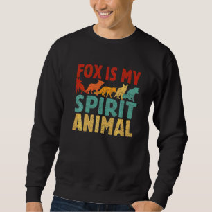 Süßer Fuchs ist mein spirituelles Tier Für Männer Sweatshirt