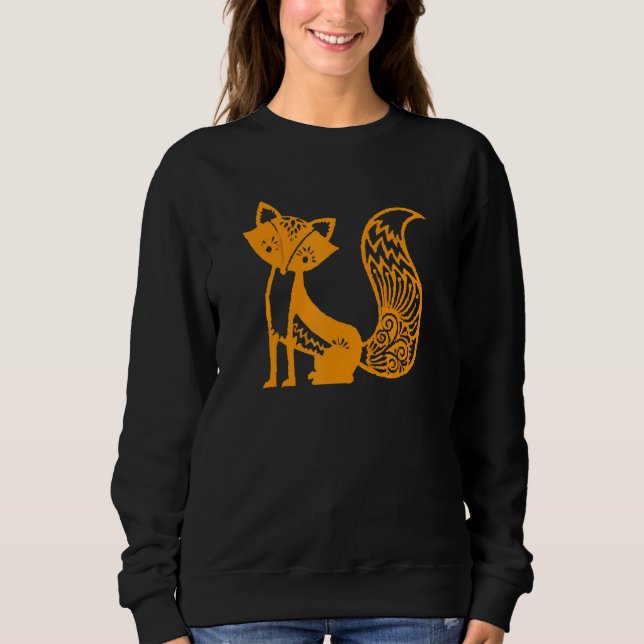 Süßer Fuchs Sweatshirt (Vorderseite)
