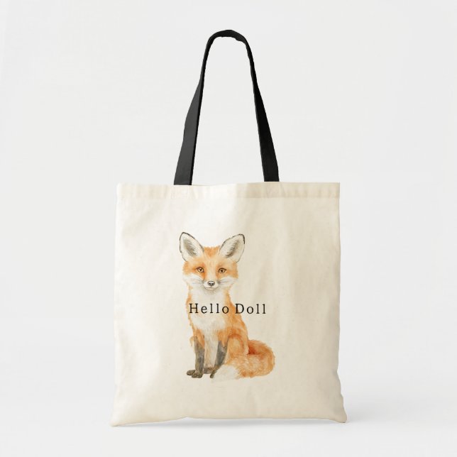 Süßer Fuchs Tragetasche (Vorne)