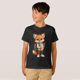 Süßer Fuchs Zurück zur Schule | Schulmaskottchen-D T-Shirt