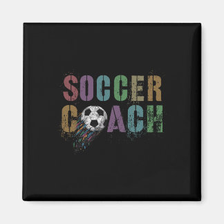 Süßer Fußballtrainer, der Clubtrainer-Turnschuhe e Magnet