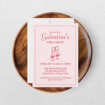 Süßer Galentine's Day XOXO Rosa Rot