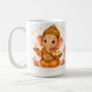 Süßer Ganesha Diya Modak Ganesh Chaturthi Kaffeetasse