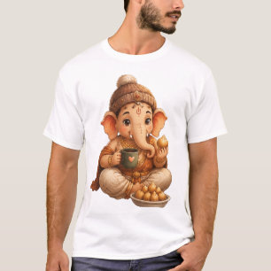 Süßer Ganesha Ganesh Chaturthi Festival T-Shirt