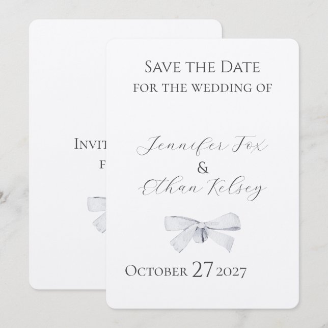 Süßer Garten Save The Date (Vorne/Hinten)