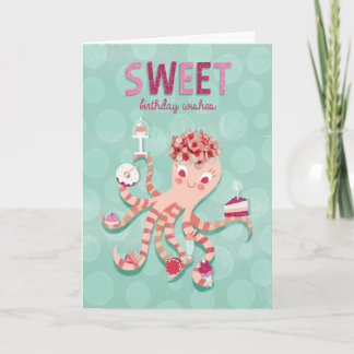 Süßer Geburtstag Karte