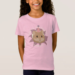 Süßer Geburtstags-Hamster in gedämpften Tönen T-Shirt