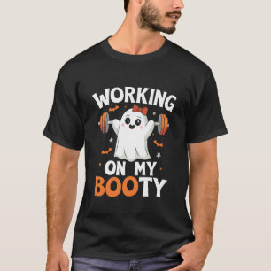 Süßer Geist arbeitet an meinem Po Halloween Damen  T-Shirt