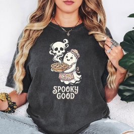 Süßer Geist backt unheimlich guten Halloween-Pie T-Shirt