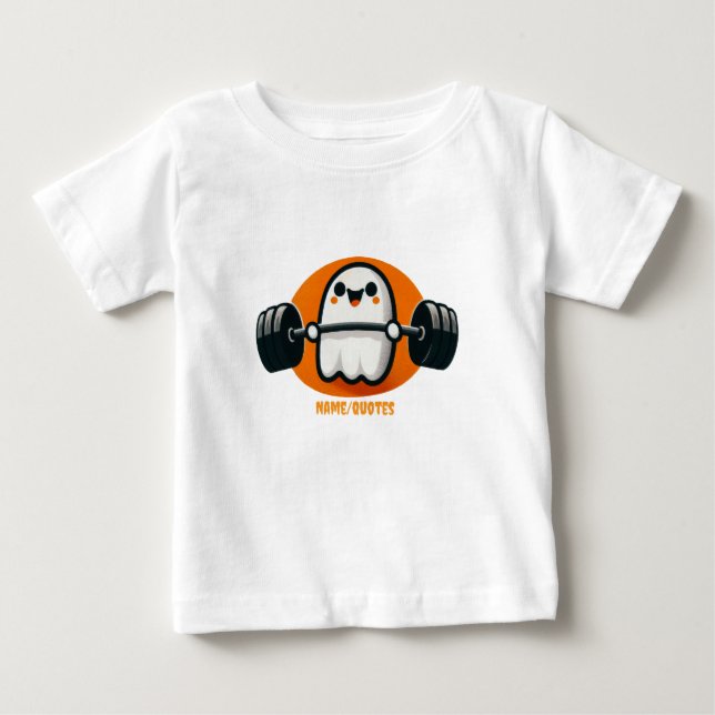 Süßer Geist beim Gewichteheben Baby T-shirt (Vorderseite)