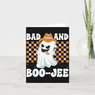 Süßer Geist Boujee Böse und Boo-Jee Halloween Karte