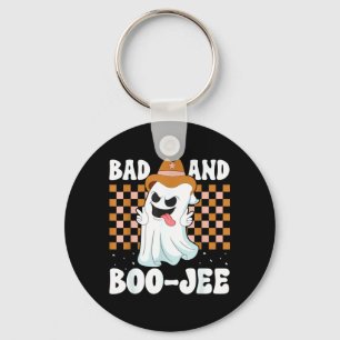 Süßer Geist Boujee Böse und Boo-Jee Halloween Schlüsselanhänger