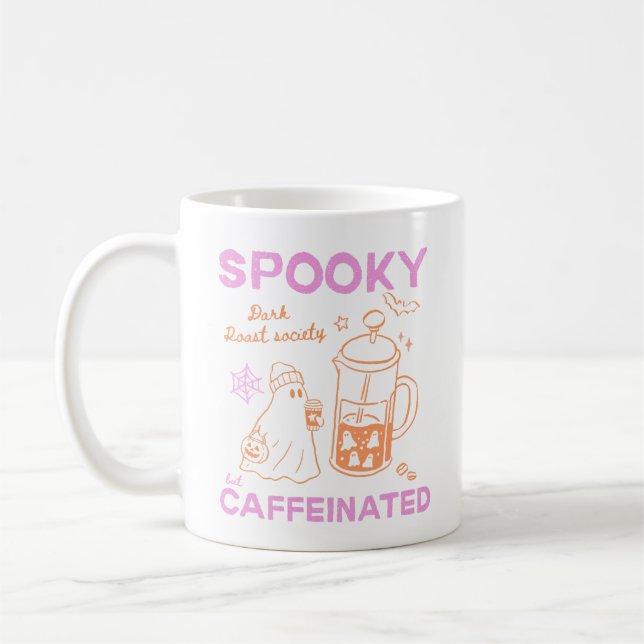 Süßer Geist Dark Roast Society Halloween Kaffeetasse (Links)