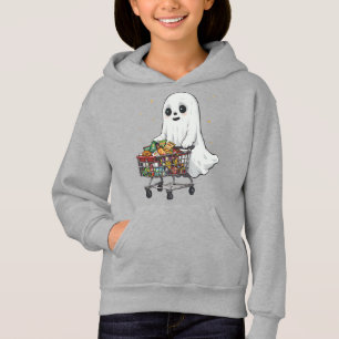 Süßer Geist Einkaufswagen Snacks Lustiger Hallowee Hoodie