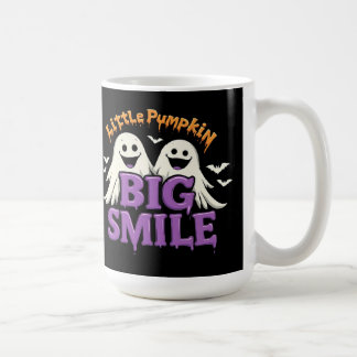👻✨ Süßer Geist & Fledermaus Halloween Kaffee Vibe Kaffeetasse