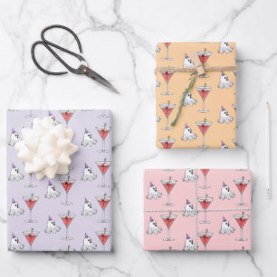 Süßer Geist & Gruseliger Cocktail Geschenkpapier Set