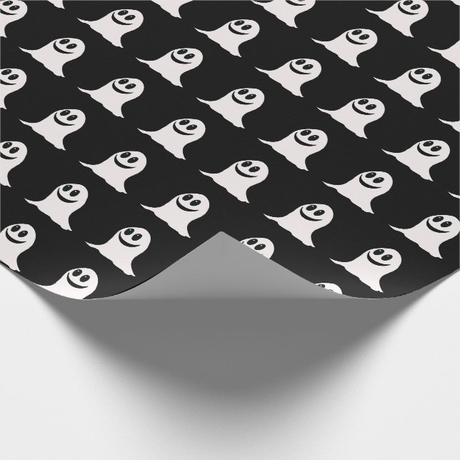Süßer Geist Halloween Geschenkpapier (Ecke)