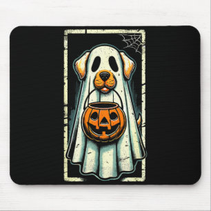 Süßer Geist-Hund Männer Frauen Kinder Halloween Lu Mousepad