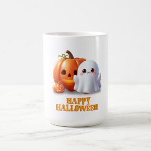 Süßer Geist & Kürbis Frohes Halloween Kaffeetasse