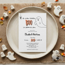 Süßer Geist Little Boo kommt bald Baby-Party
