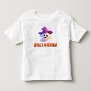 Süßer Geist mit lila Hexenhut Kleinkind T-shirt