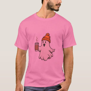 Süßer Geist Orange Strickmütze Heiße Kaffeetasse H T-Shirt