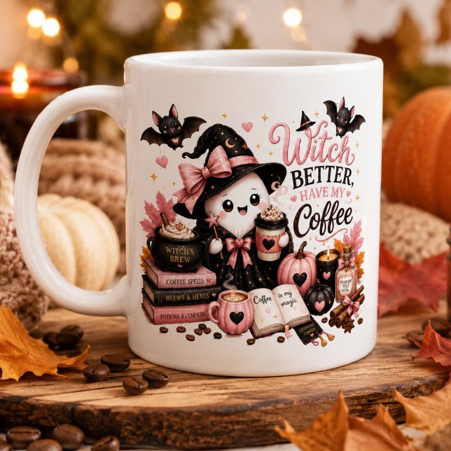 Süßer Geist personalisierter Kürbis-Saison-Becher Kaffeetasse (Von Creator hochgeladen)
