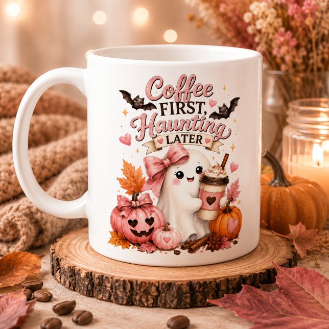 Süßer Geist personalisierter Kürbis-Saison-Becher Kaffeetasse (Von Creator hochgeladen)