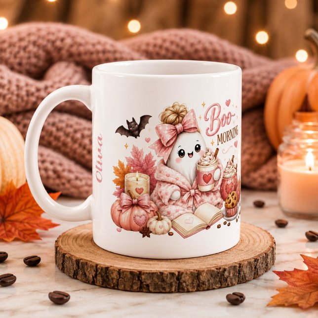 Süßer Geist personalisierter Kürbis-Saison-Becher Kaffeetasse (Von Creator hochgeladen)