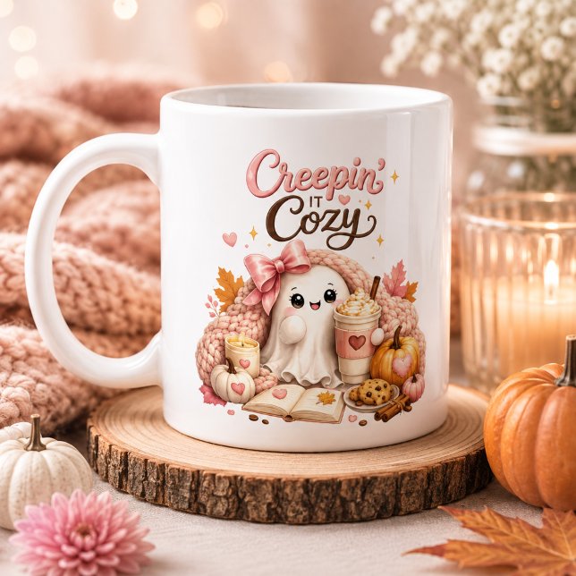 Süßer Geist personalisierter Kürbis-Saison-Becher Kaffeetasse (Von Creator hochgeladen)