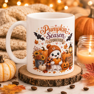 Süßer Geist personalisierter Kürbis-Saison-Für-Imm Kaffeetasse