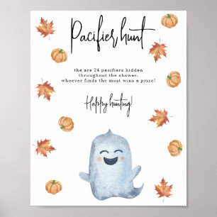 Süßer Geist - Schnuller Jagd Spiel Baby Shower Poster
