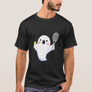 Süßer Geist spielt Tennis  Halloween-Tennis-Geist T-Shirt
