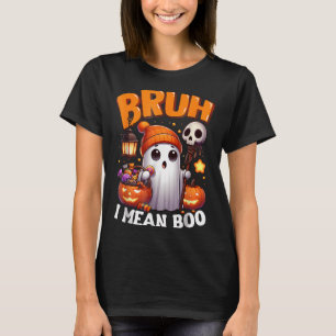 Süßer Geist Trick Or Treat Süßigkeiten Bruh Geist T-Shirt