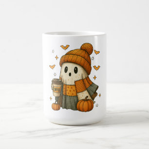 Süßer Geist trinkt Kaffee Halloween Kaffeetasse