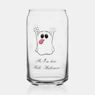 Süßer Geister-Halloween-Ästhetik-Eiskaffee-Glas Dosenglas