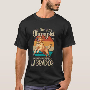 Süßer gelber Lab Hund Labrador Retriever T-Shirt