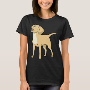 Süßer Gelber Labrador Golden Retriever Hund T-Shirt