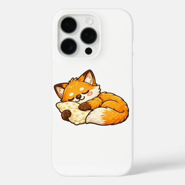 Süßer gemütlicher schlafender Fuchs Case-Mate iPhone Hülle (Rückseite)