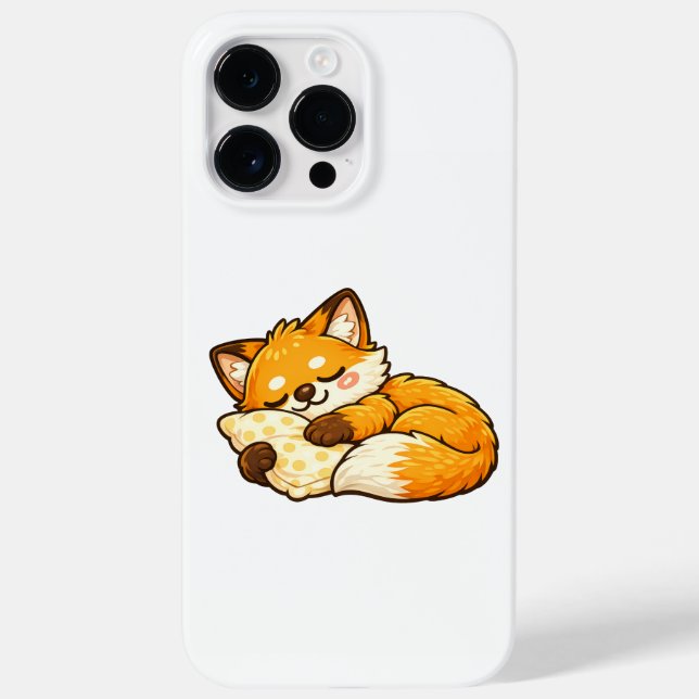 Süßer gemütlicher schlafender Fuchs Case-Mate iPhone Hülle (Rückseite)