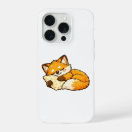 Süßer gemütlicher schlafender Fuchs iPhone 15 Pro Hülle
