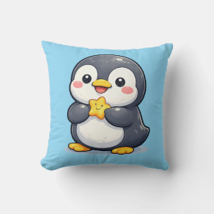 Süßer glücklicher Pinguin Kawaii Kissen