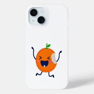 Süßer glücklicher tanzender orangefarbener iPhone- Case-Mate iPhone Hülle