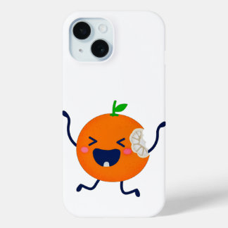 Süßer glücklicher tanzender orangefarbener iPhone- Case-Mate iPhone Hülle