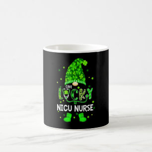Süßer Gnom Kleeblatt Ein Glücklicher Nicu Krankenp Kaffeetasse