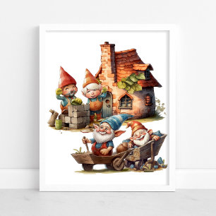 Süßer Gnom-Poster  Poster