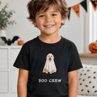 Süßer Golden Retriever Halloween-Geist Boo-Crew