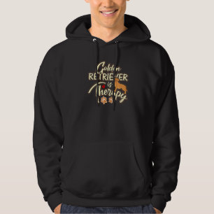Süßer Golden Retriever ist Therapiehund Hundemama Hoodie