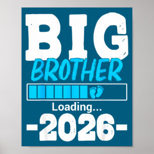 Süßer großer Bruder lädt 2026 Kinder Poster