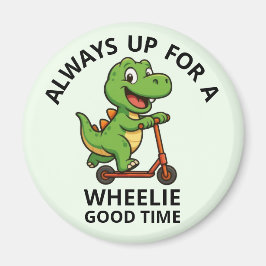 Süßer grüner Dinosaurier Magnet